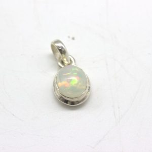 925 Zilveren Hanger Ethiopische Opaal